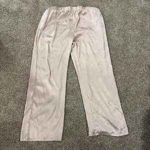 Juicy Couture Satin Lounge Pants in Cream